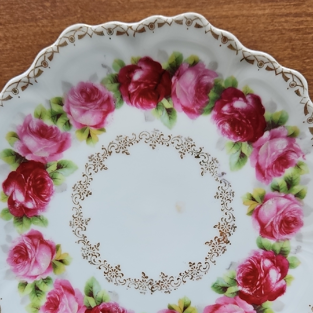 Antique Bavarian Porcelain Dessert Plate - Picture 4 of 6